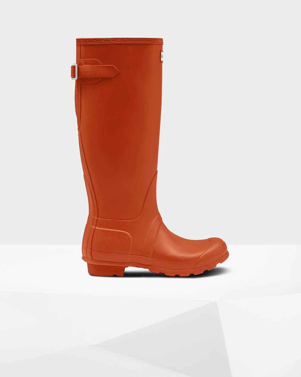 Botas De Agua Mujer - Hunter Original Tall Back Adjustable Rojas - HCKRTS-073 - Rojas